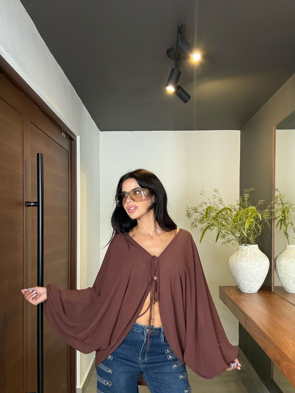 Soire Brown Top