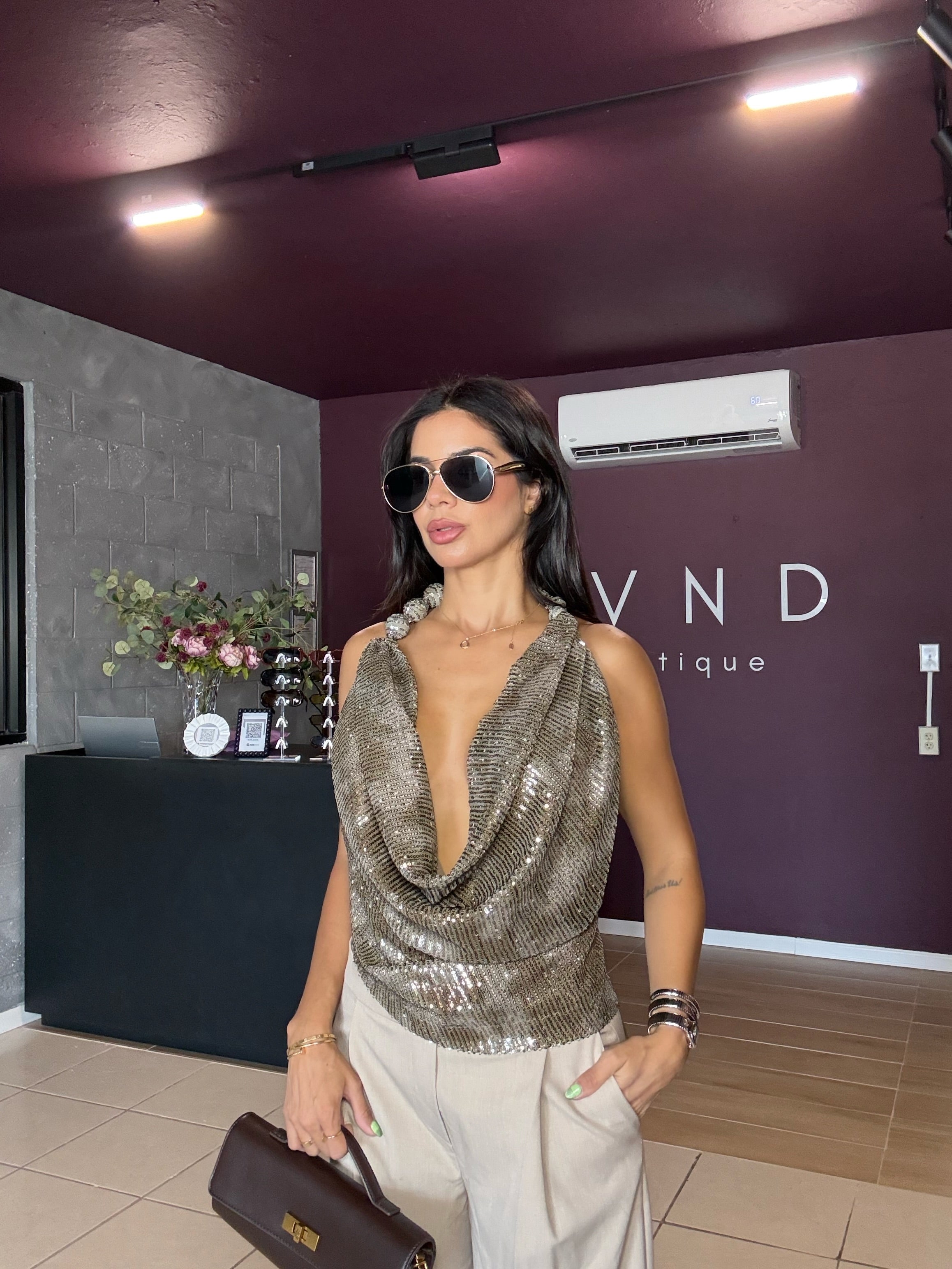 Elissa Top -sequins
