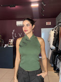 Tokyo top -olive