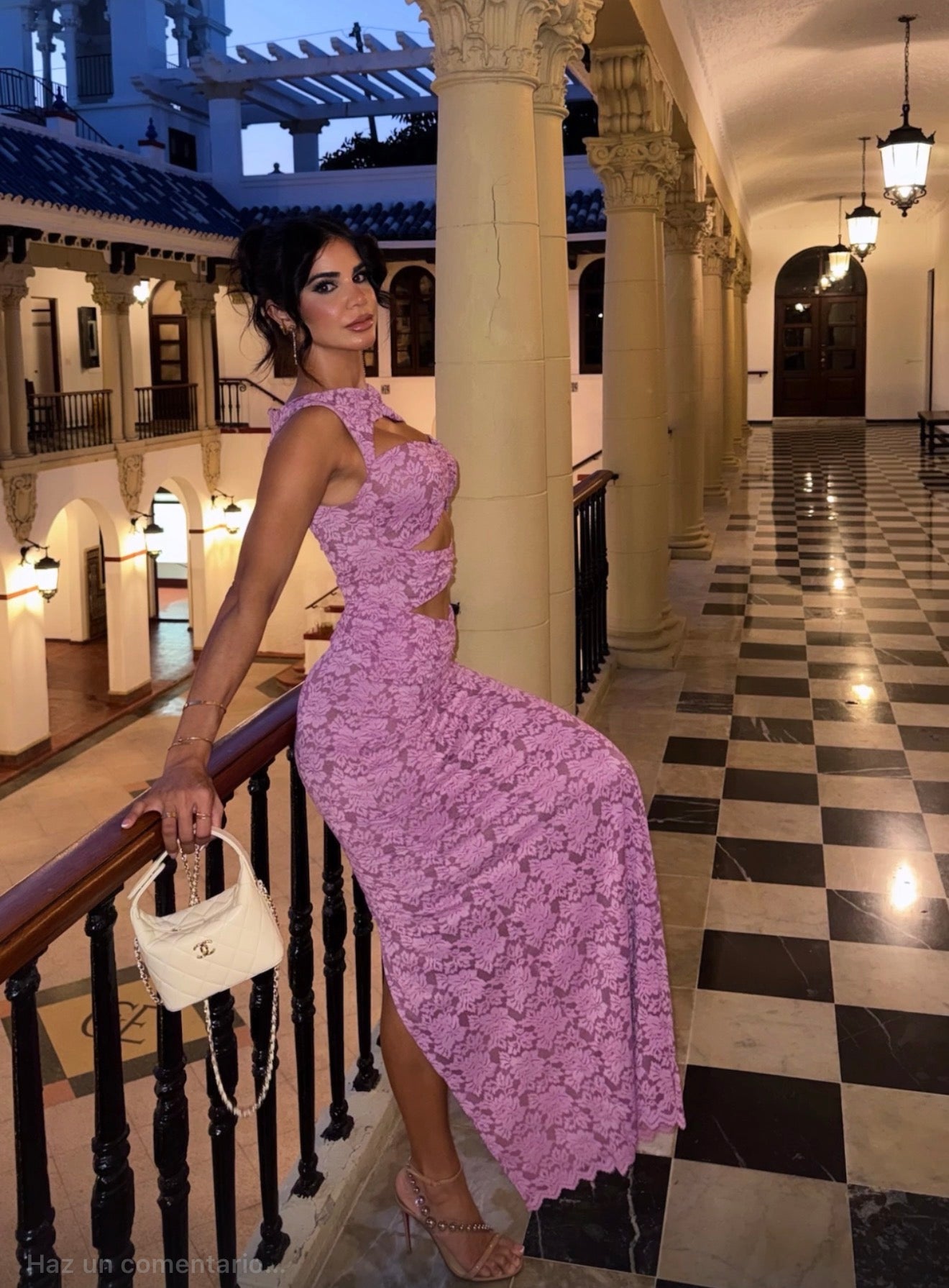 Lace Lavander dress