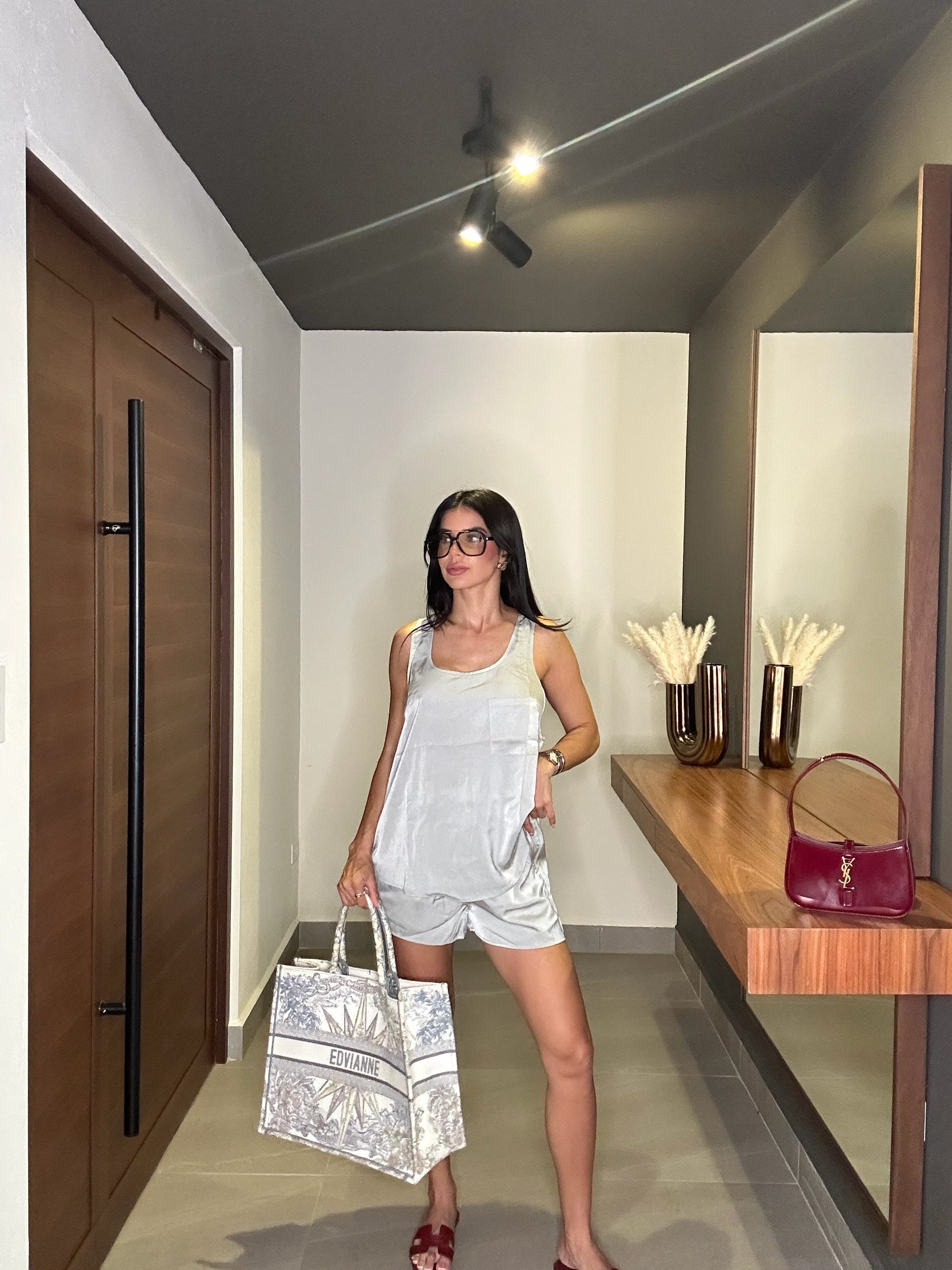 Silver PJS Set