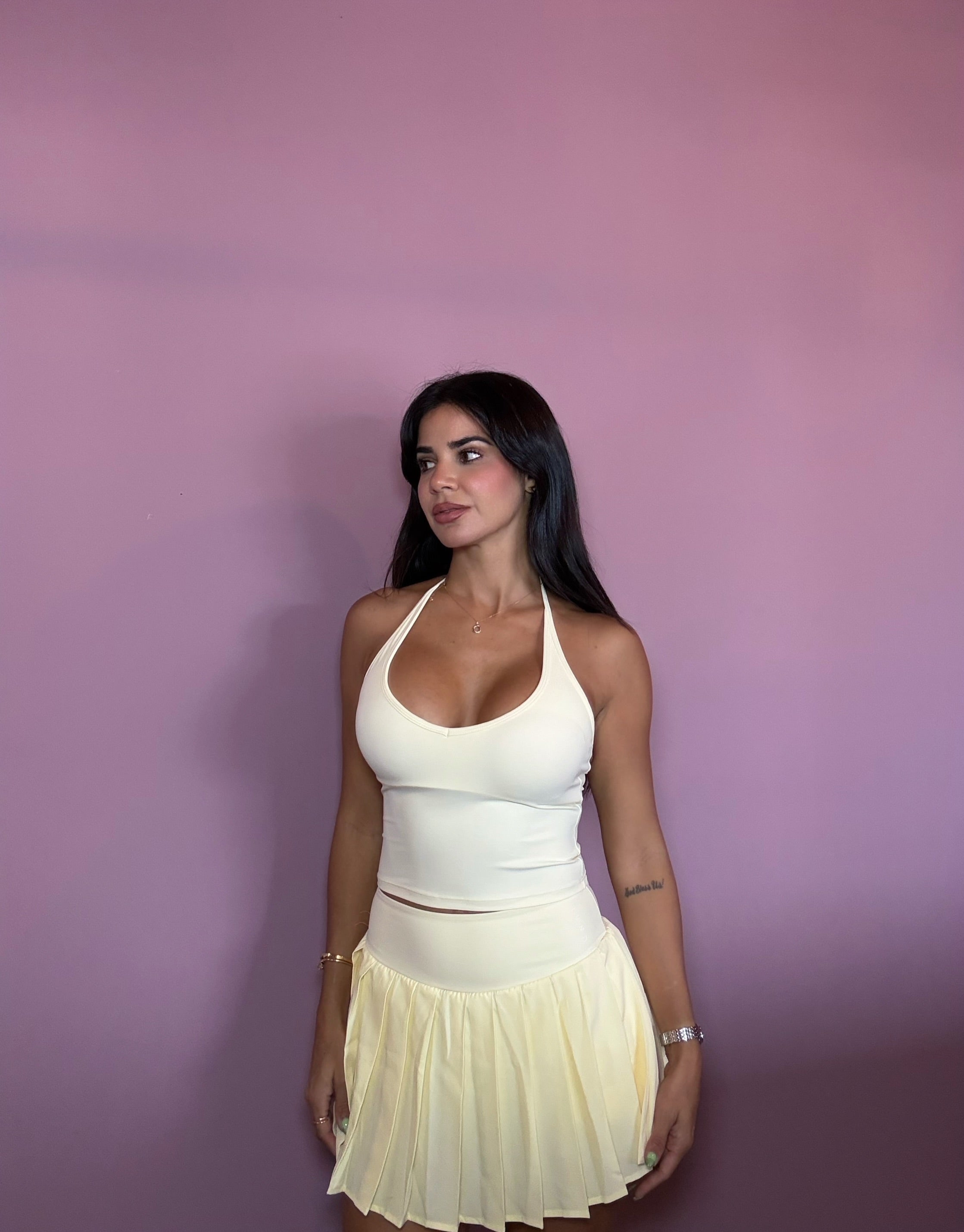 Yellow skirt Set