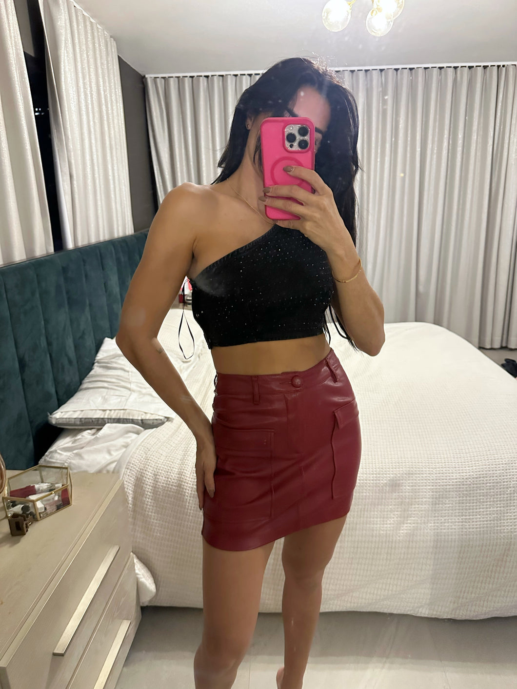 Zara Leather skirt