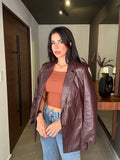 Burgundy Blazer