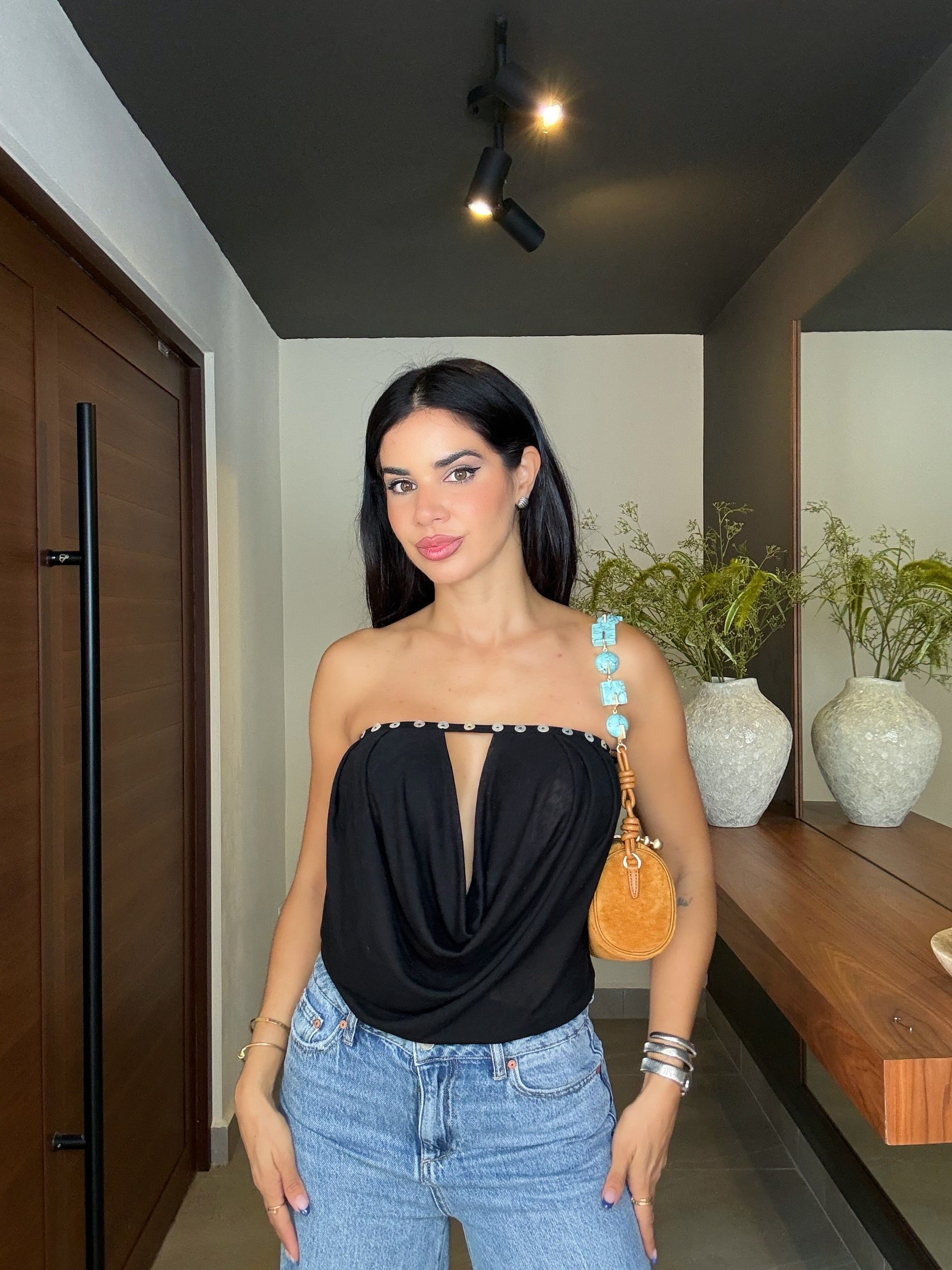 Roxane Top- black