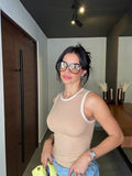 Polly bodysuit- nude