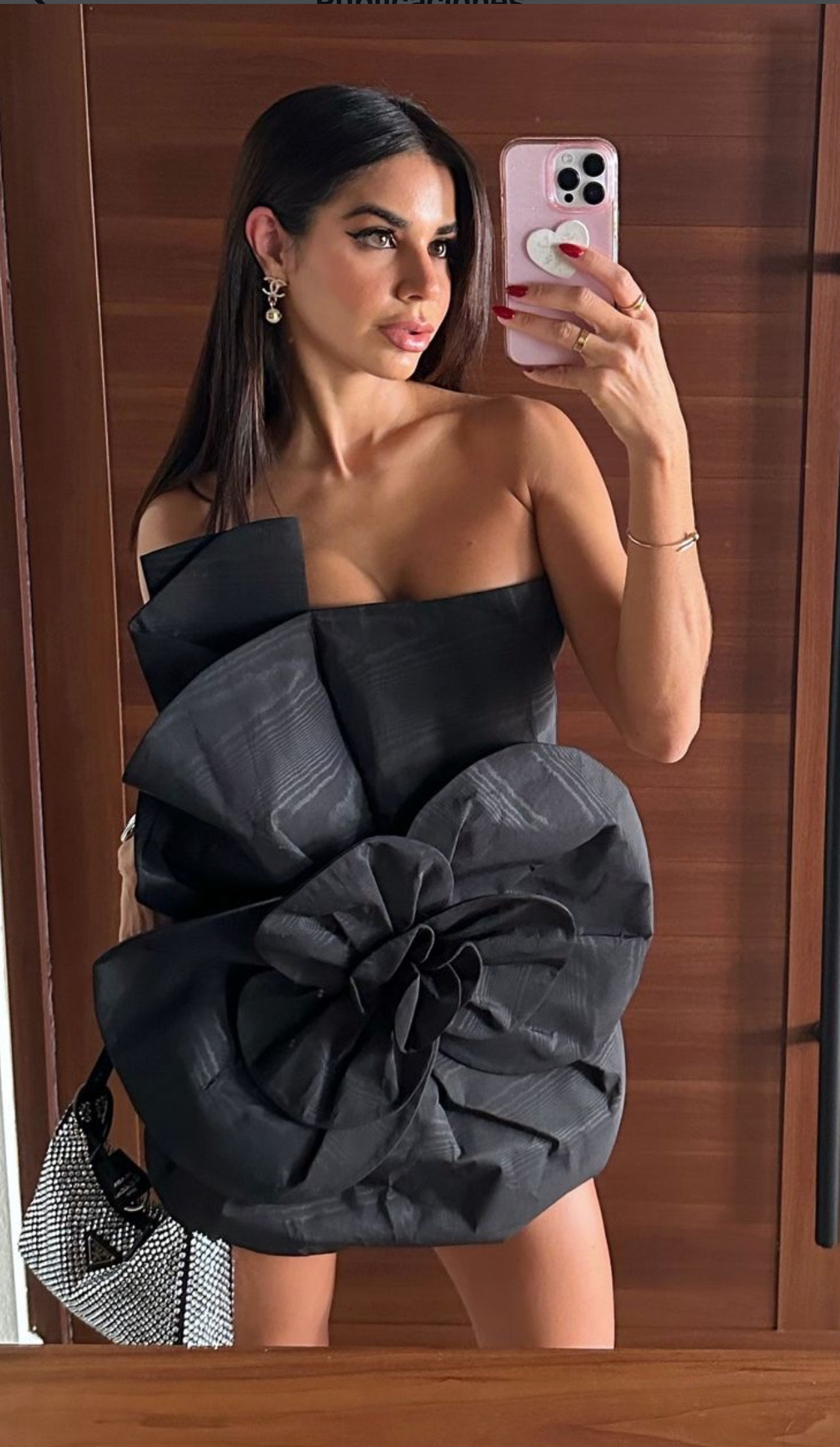 Flower black dress- REVOLVE