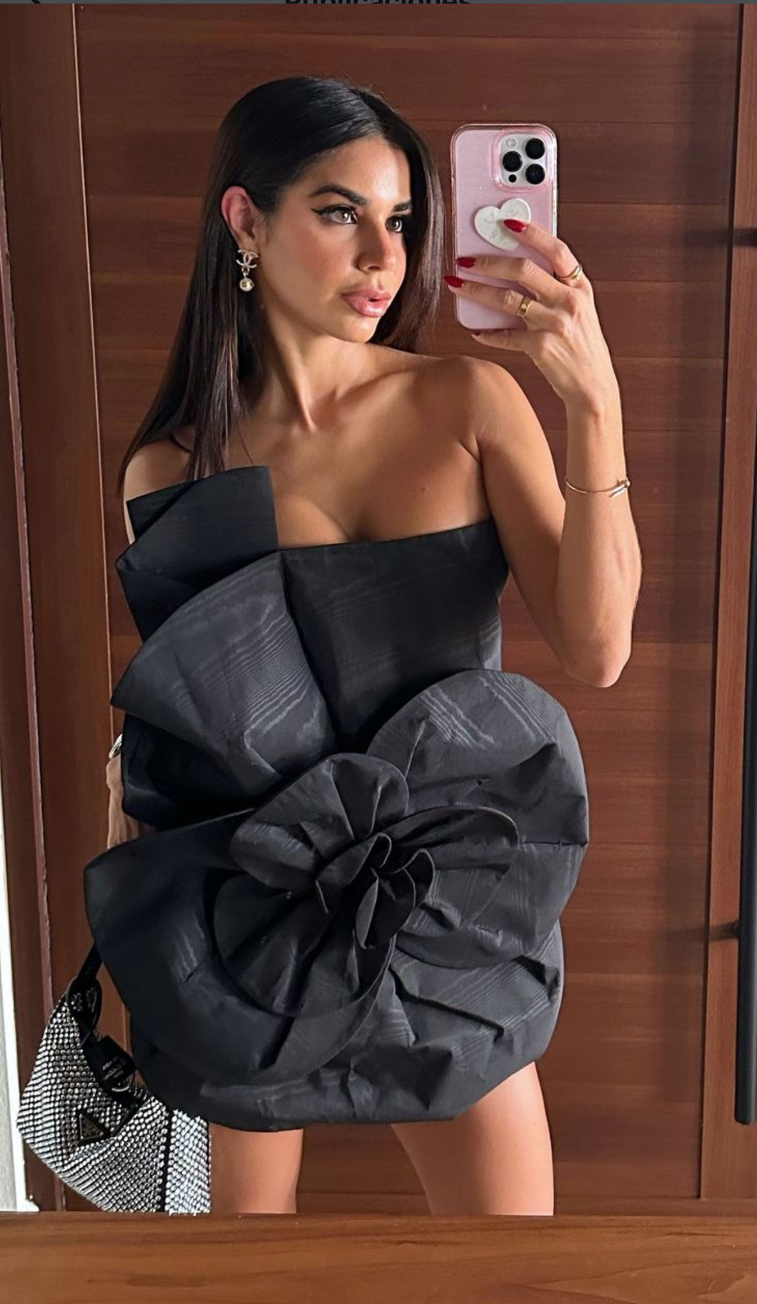 Flower black dress- REVOLVE