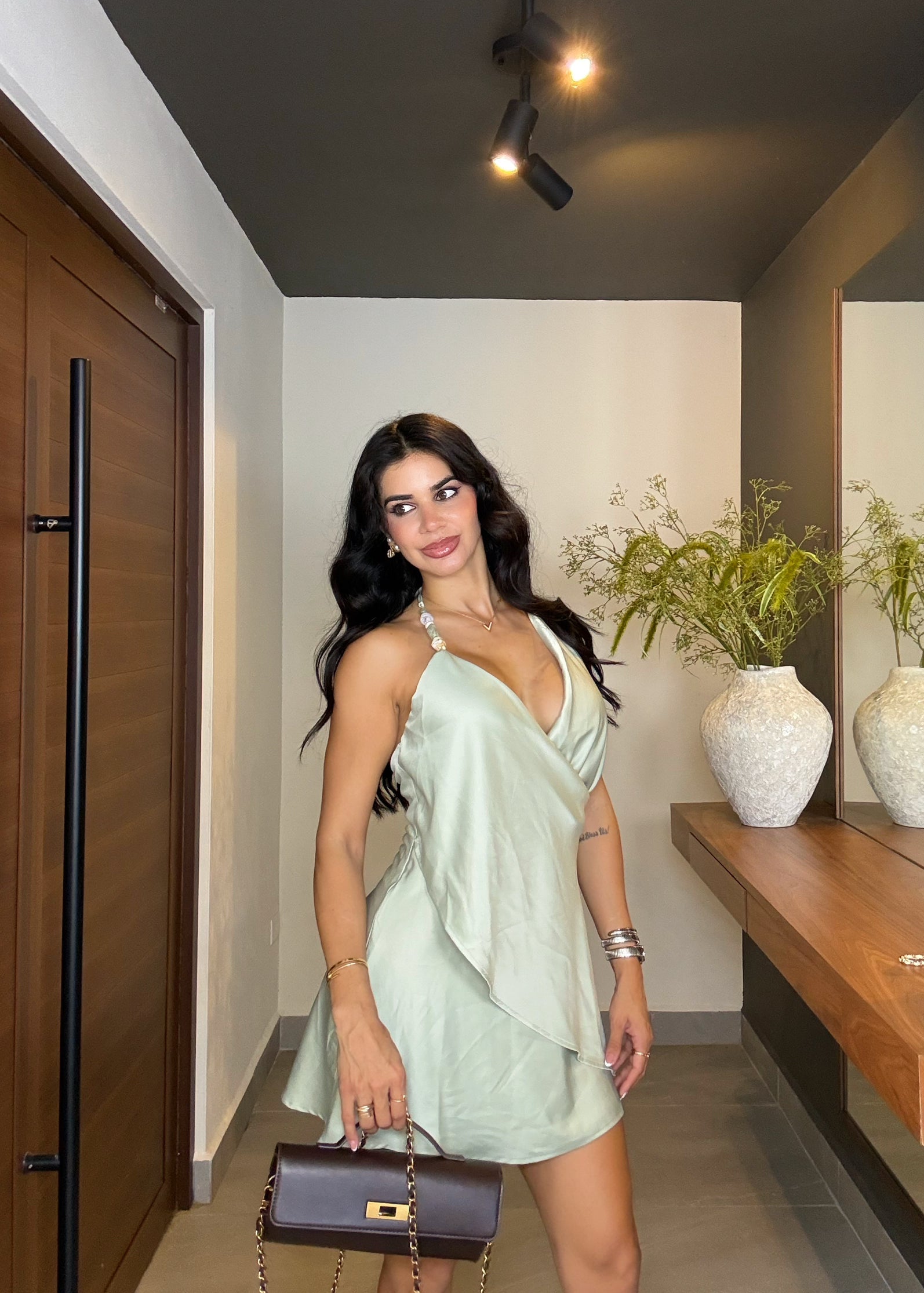 Lucia dress- sage
