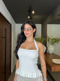 Kiara top- white