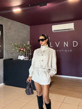 Trench x Skirt Set