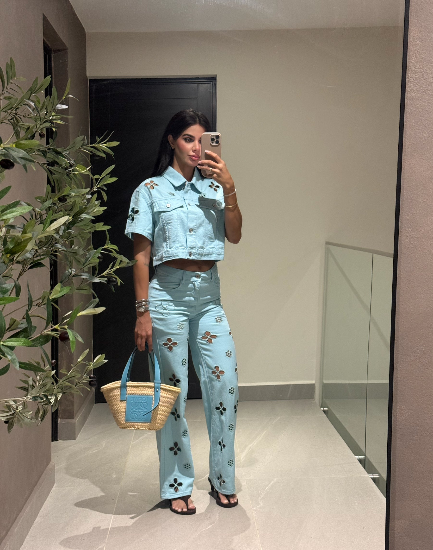 Leonora Denim Set