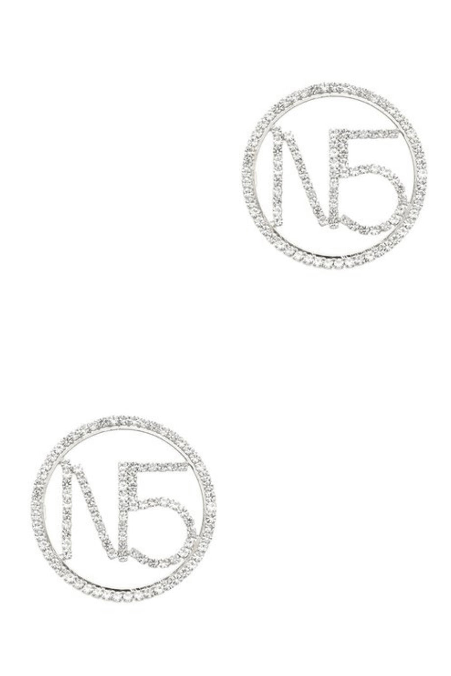 No.5 Silver earings