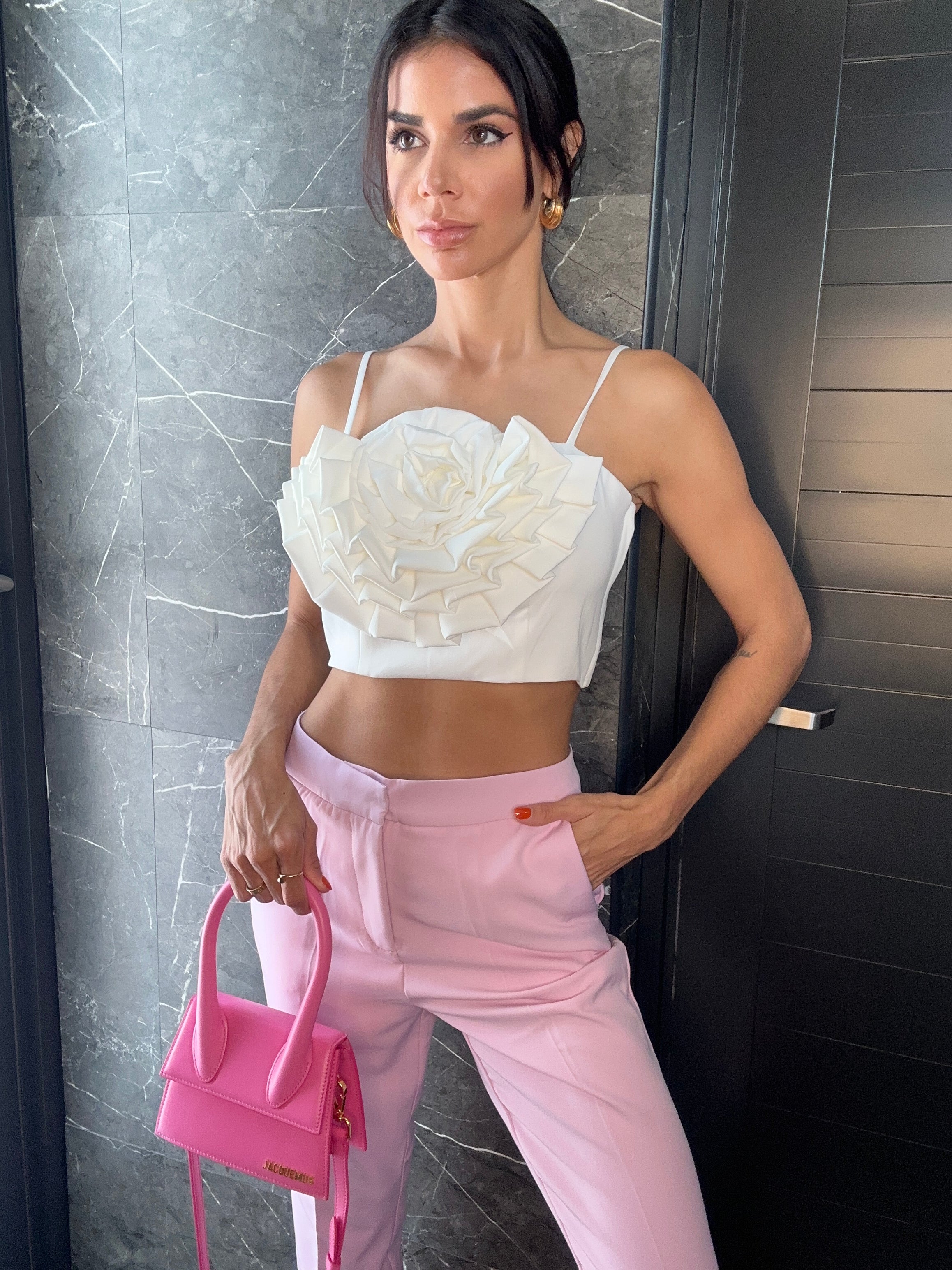 Baby pink pants