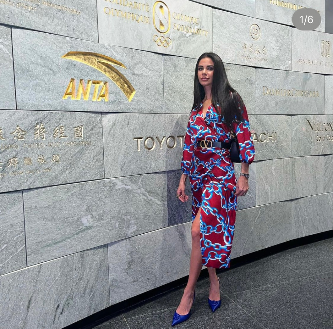 Switzerland Satin Dress